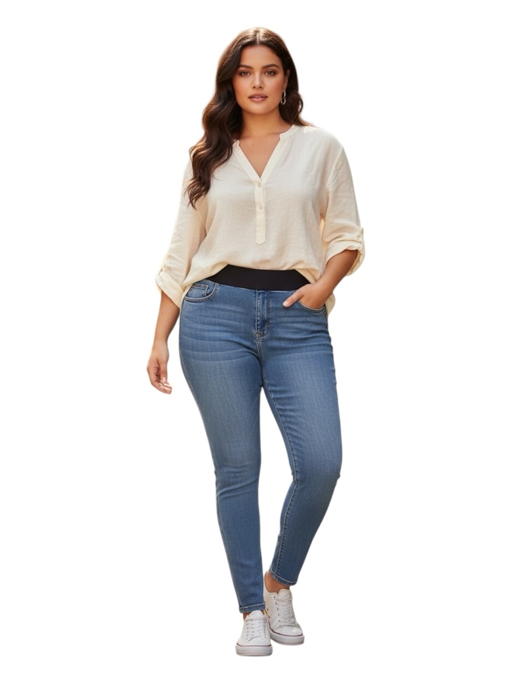 torrid Medium Blue Plus Size 18T Bombshell Skinny Premium Stretch Jeans